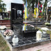 Пам'ятник Герою ЗСУ «Слава Україні», чорний граніт — модель ВК-1
